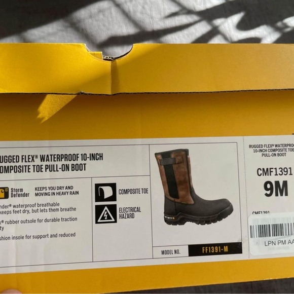 9 Carhartt mens Rugged Flex Mud Wellington-m industrial and construction boots, - Picture 1 of 11
